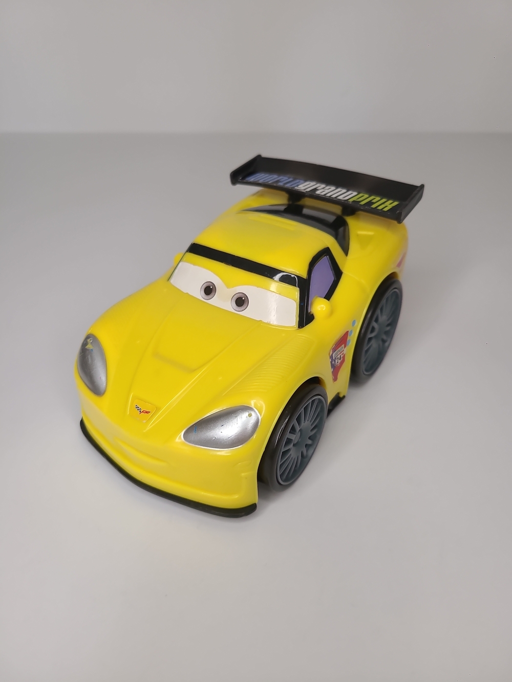 Fisher Price Shake N'Go Disney Pixar Cars World Grand Prix Jeff Corvett Car HTF